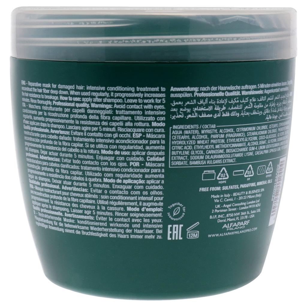Alfaparf Milano Semi Di Lino Reconstruction Reparative Mask by  for Unisex - 17.2 oz Masque