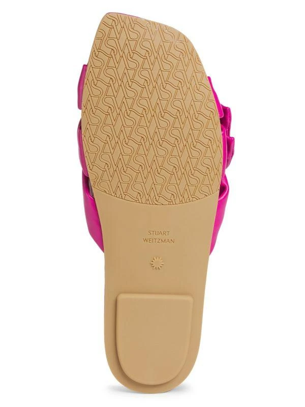 Stuart Weitzman Sofia Leather Slides 6