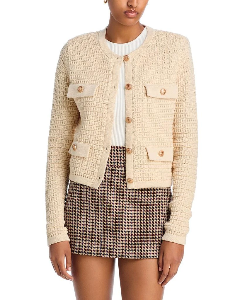 Blank NYC Crewneck Cardigan Sweater 1