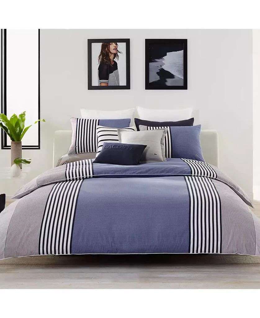 Lacoste Home CLOSEOUT! Meribel Colorblocked Reversible Comforter Set 2