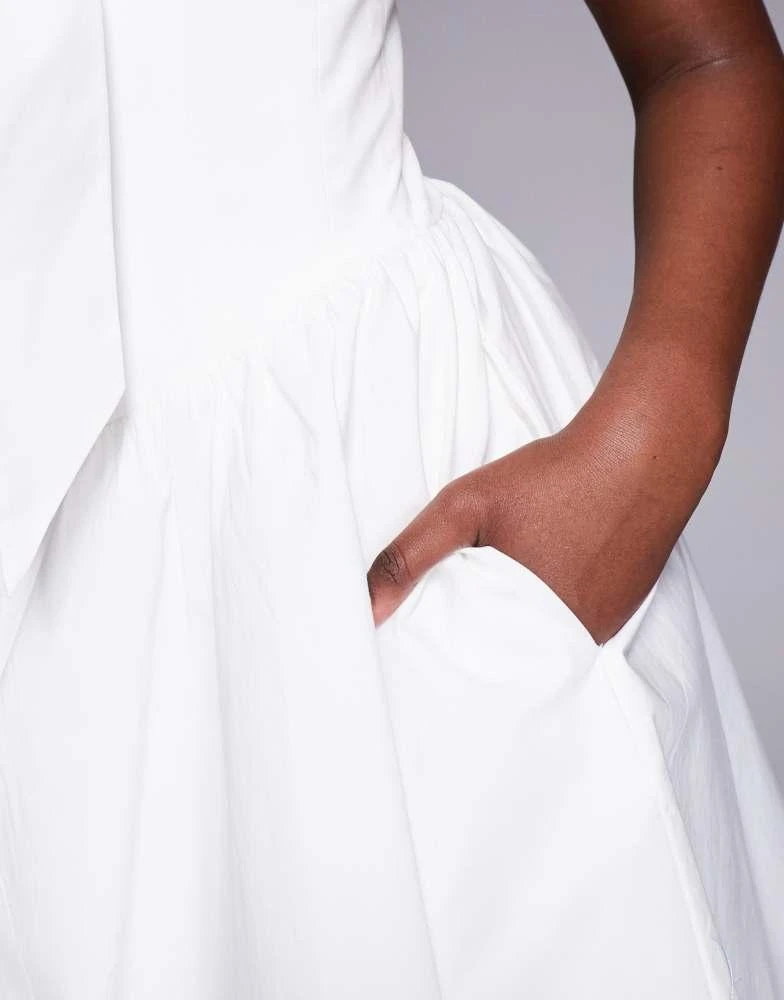 House of CB House of CB Jaide cotton off shoulder corset mini dress in white  - Dresses & Skirts - Free Shipping