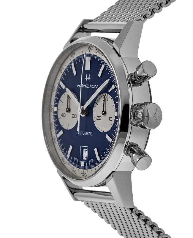 Hamilton Hamilton American Classic INTRA-MATIC AUTO Chronograph Blue Dial Steel Men's Watch H38416141 3