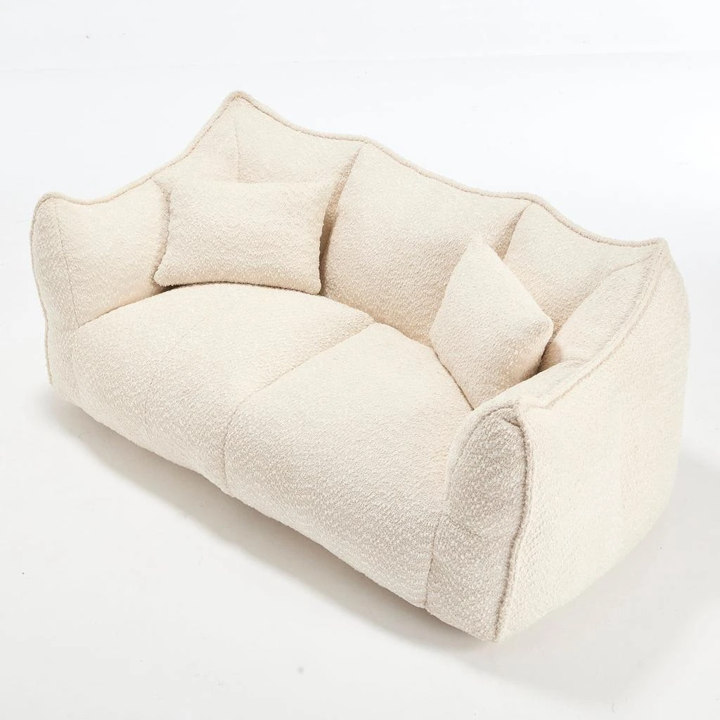 GOODSILO Soft Beanbag Chair with High Resilience Foam Core