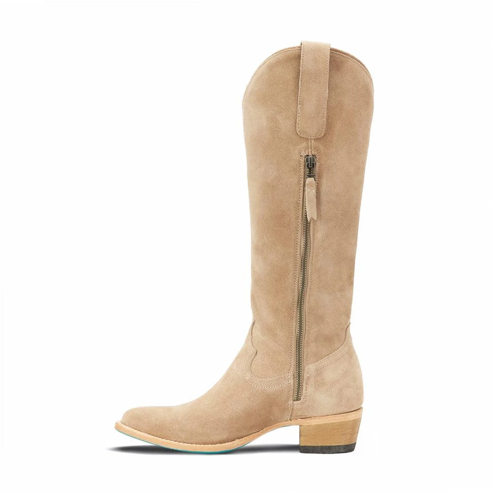 LANE Plain Jane Round Toe Zippered Cowboy Boots 3