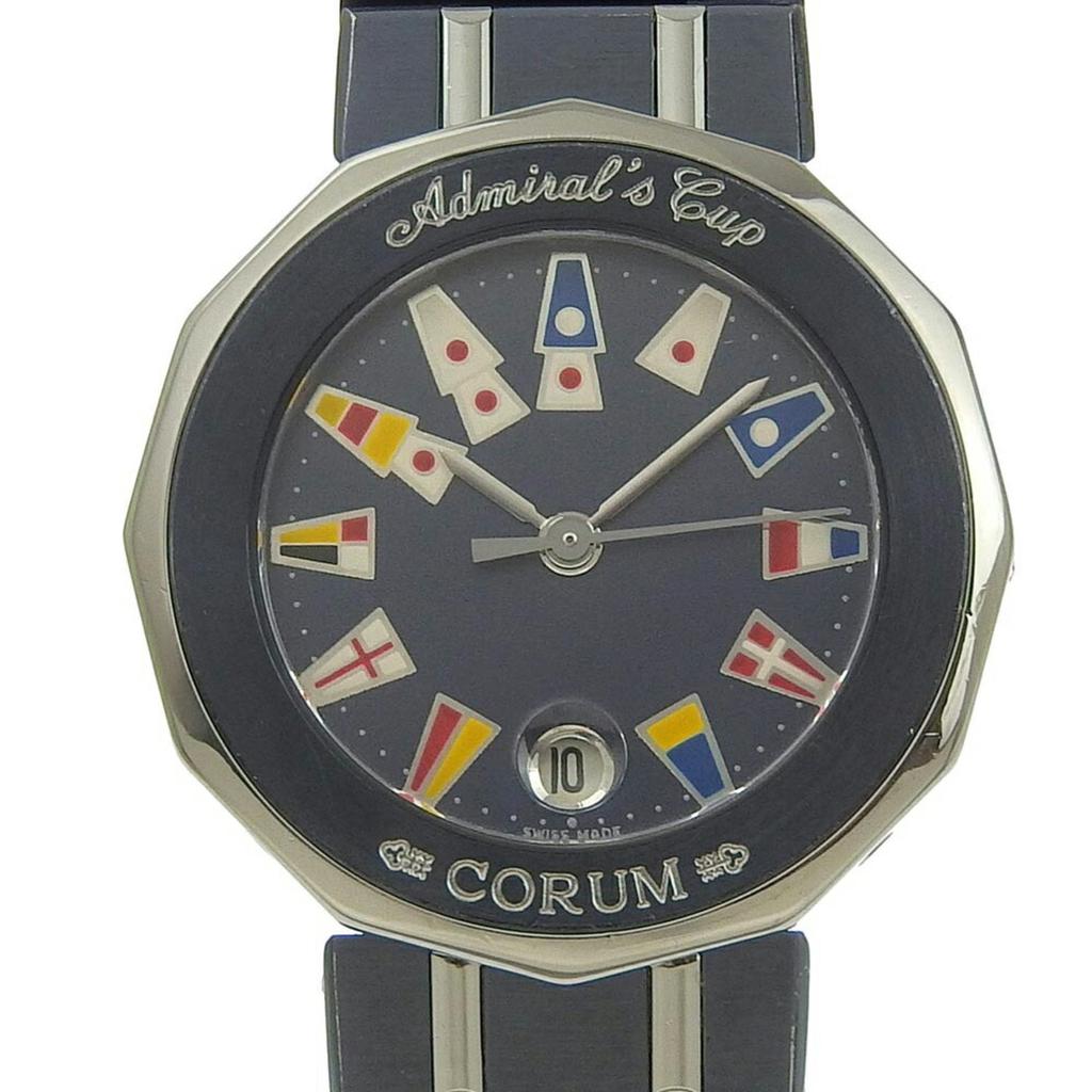 Corum Admiral's Cup Navy  Stainless Steel Wristwatch (Pre-Owned)