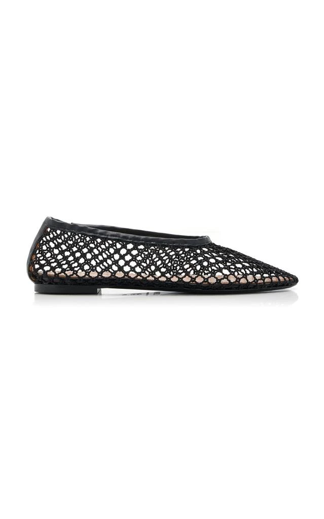 Staud STAUD - Alba Netted Ballet Flats - Black - IT 37 - Moda Operandi 1