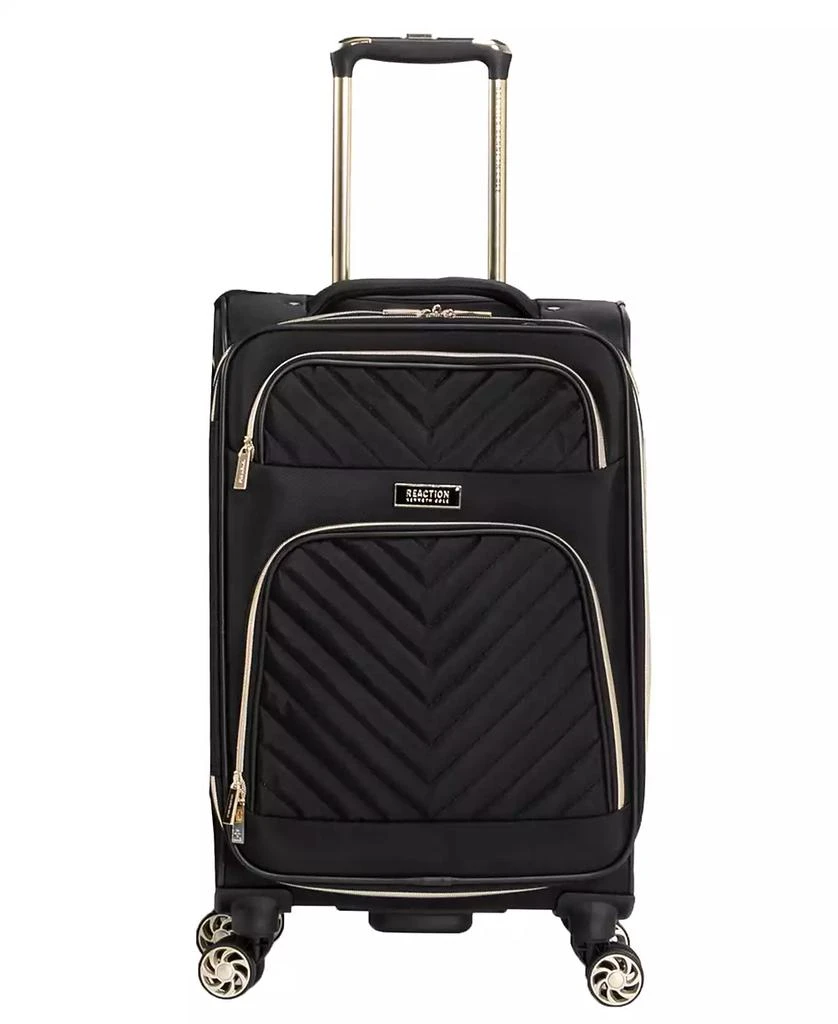 Kenneth Cole Chelsea Softside Chevron Expandable 2pc 20" Carry-On Luggage + Matching 15" Laptop Tote Set 8