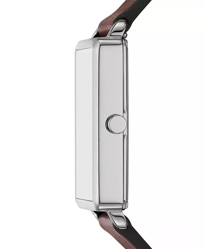 Skagen Men's Hagen Three Hand Brown Pro-Planet Leather 36mm 3