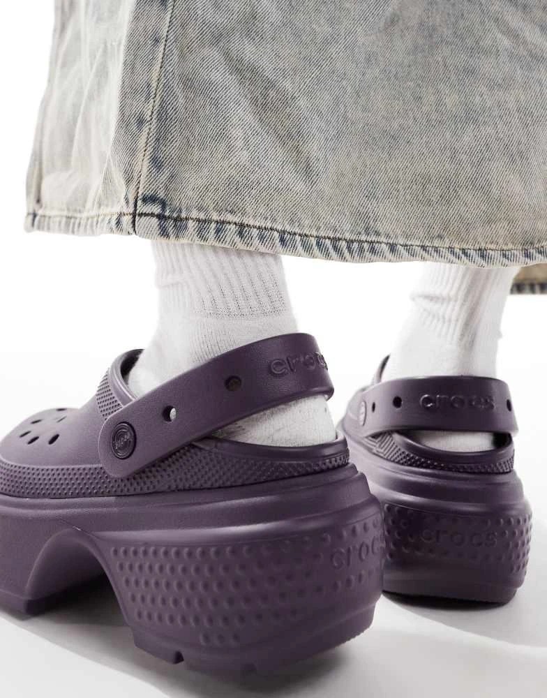 Crocs Crocs Stomp clog in purple 3