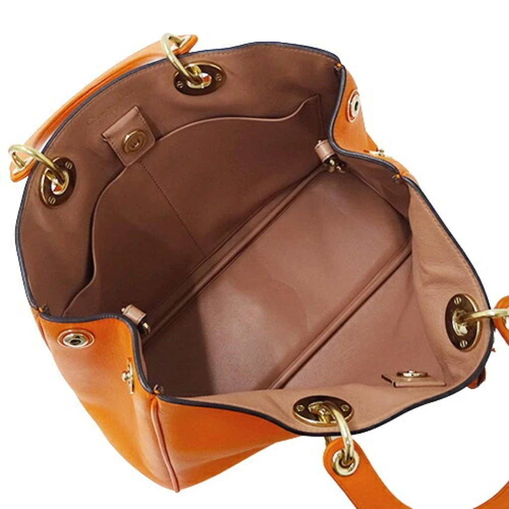 Dior Dior Diorissimo Leather Shoulder Bag (Pre-Owned) 5