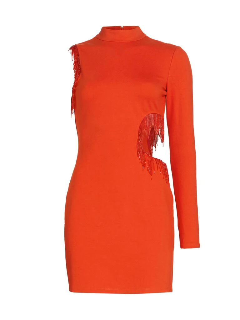 staud kirsten beaded mini dress Adela Beaded Mini Dress