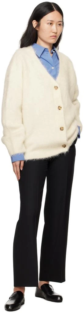 Totême SSENSE Exclusive Off-White Biella Cardigan 4