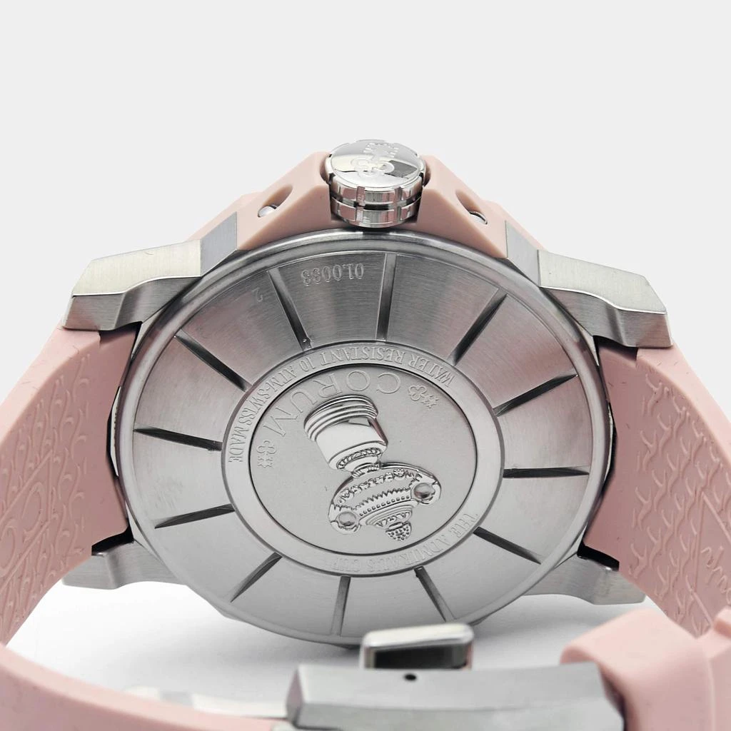 Corum Corum Pink Resin Stainless Steel Diamond Rubber Admiral's Cup 01.0033 Women's Wristwatch 40 mm 4