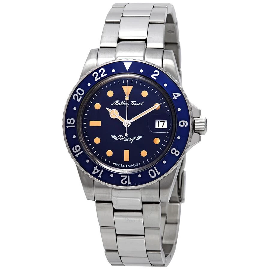 Mathey-Tissot Mathey Vintage Automatic Blue Dial 40 mm Men's Watch H900ATBU 1