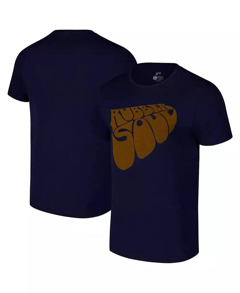 Section 119 Men's and Women's Navy The Beatles Rubber Soul Eco Tri-Blend T-Shirt 1
