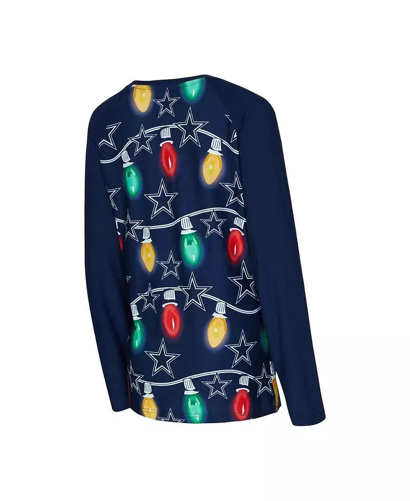 Concepts Sport Women's Navy Dallas Cowboys Garland Knit Pajama Set 2