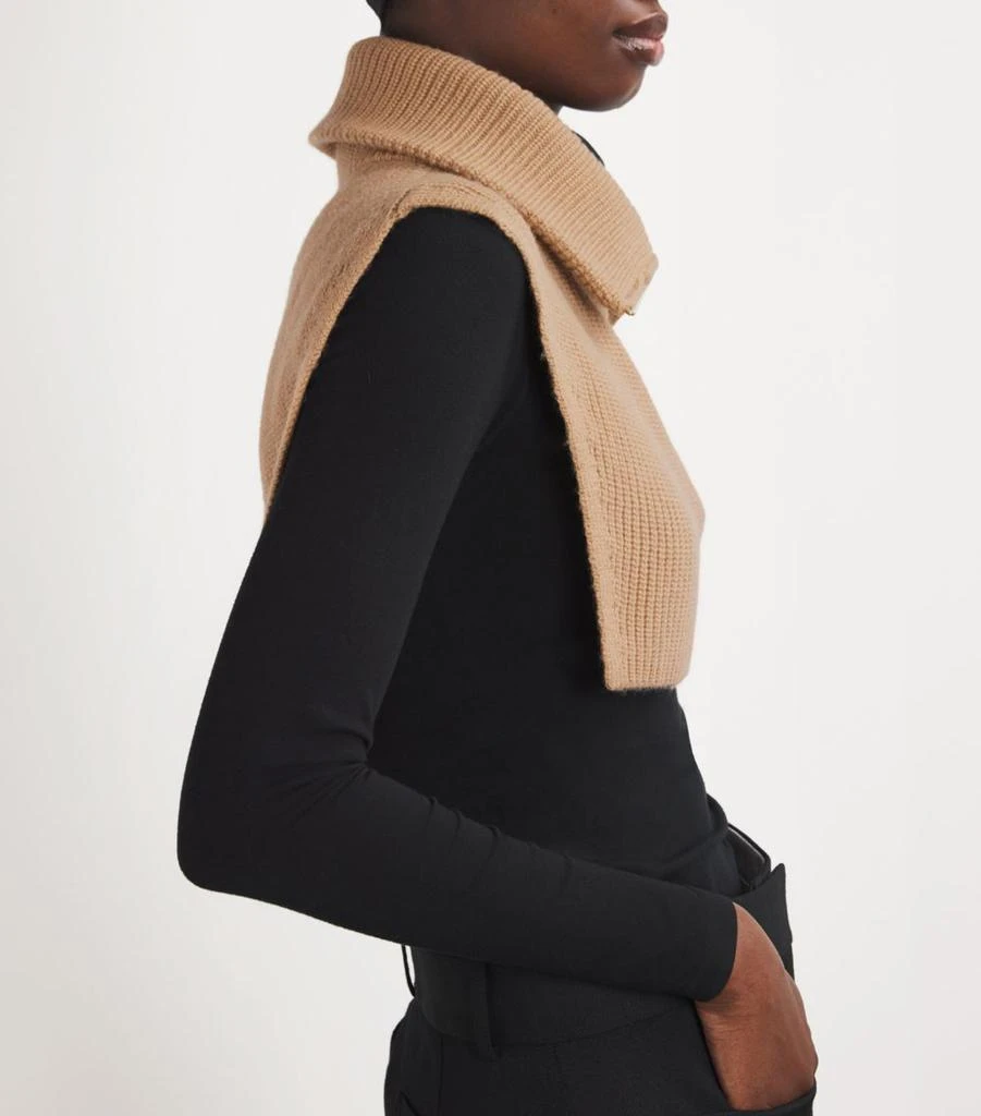 Maje Wool-Cashmere Zip-Up Neck Warmer 6