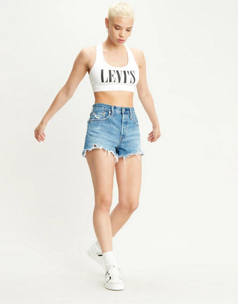 Levi's Levi's 501® original mid short raw hem in mid wash 2