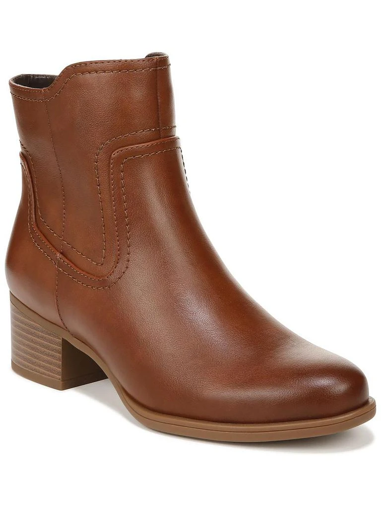 Naturalizer Kelby Womens Faux Leather Almond Toe Ankle Boots 4