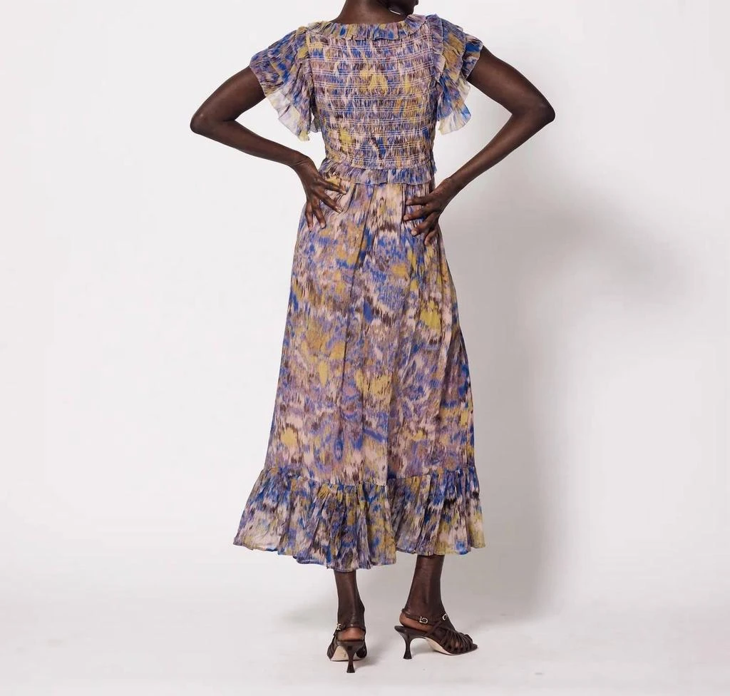 Cleobella Helene Ankle Dress In Azucar 2