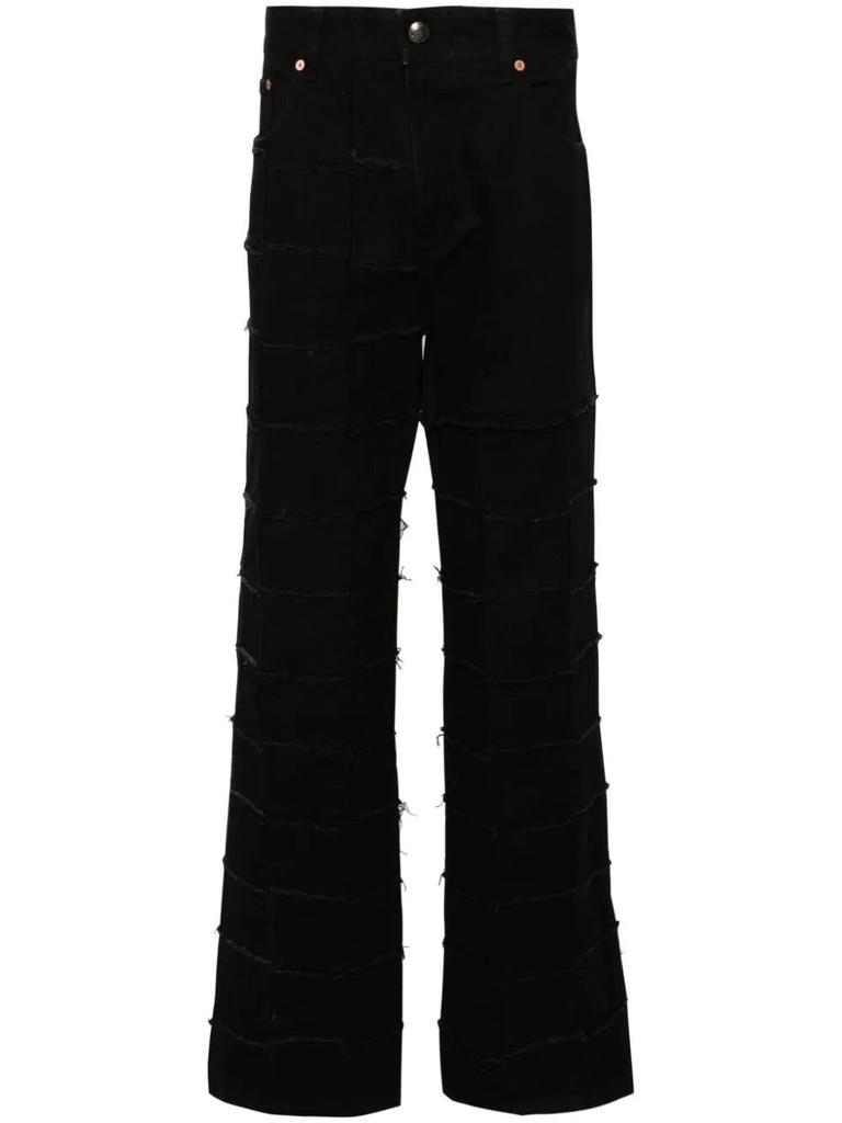 ANDERSSON BELL Andersson Bell `New Patchwork` Wide Leg Jeans