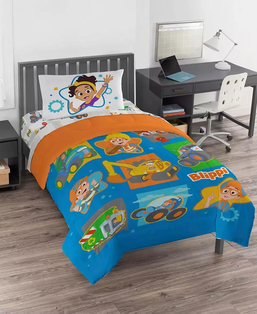 Blippi Moonbug How Does This Work 4 Piece Comforter Set 1
