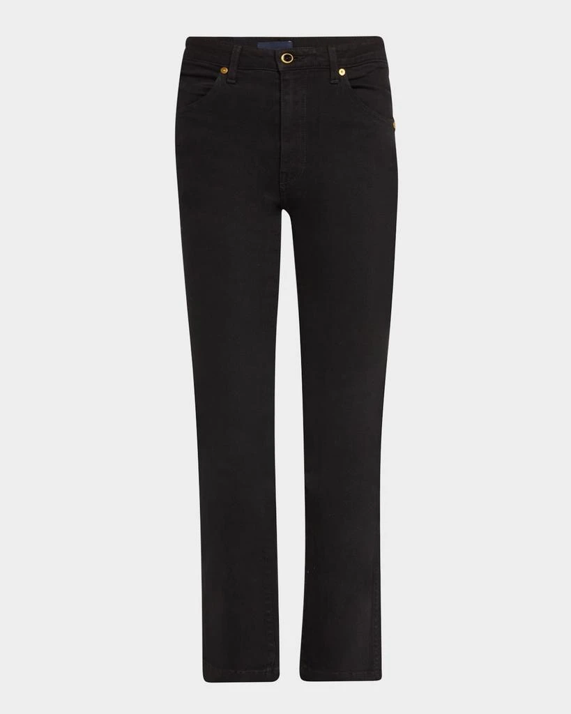 Khaite Vivian Straight-Leg Ankle Jeans 1