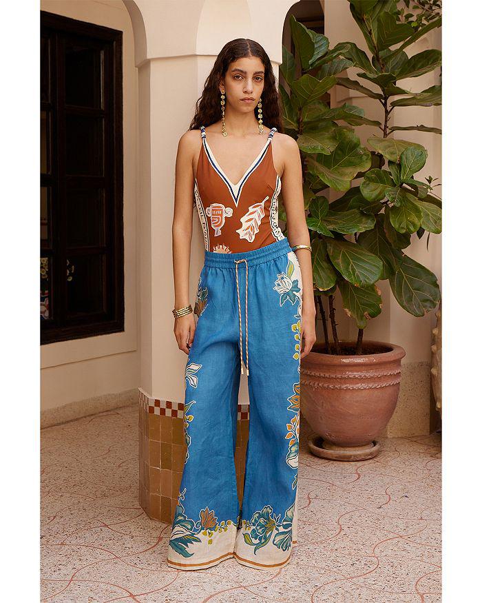 ALÉMAIS Soleil D'amour V Neck Swimsuit