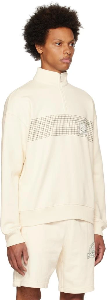 Lacoste Off-White Half-Zip Sweatshirt 2