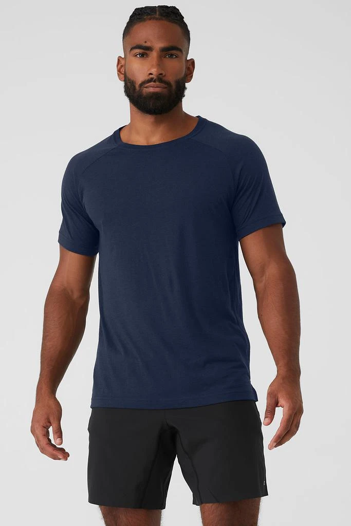 Alo Triumph Raglan Tee - Navy 1