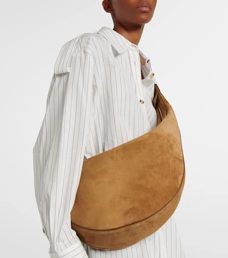 Khaite Augustina suede shoulder bag 7