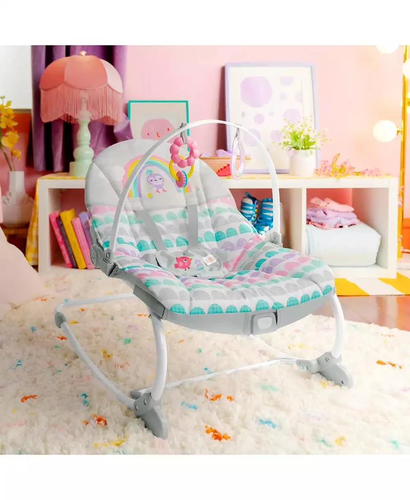 Bright Starts Rosy Rainbow™ Infant to Toddler Rocker 3