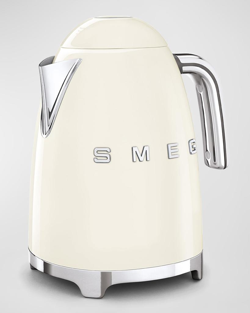 Smeg Retro Electric Kettle, Polished White