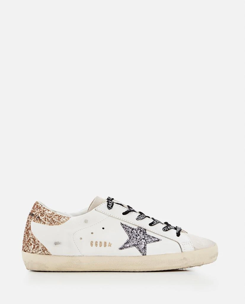 Golden Goose Super Star Leather And Glitter Sneakers 1