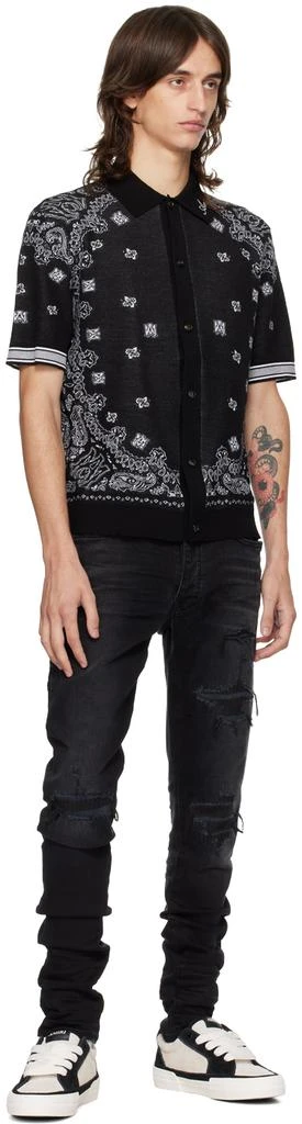 AMIRI Black Bandana Shirt 4