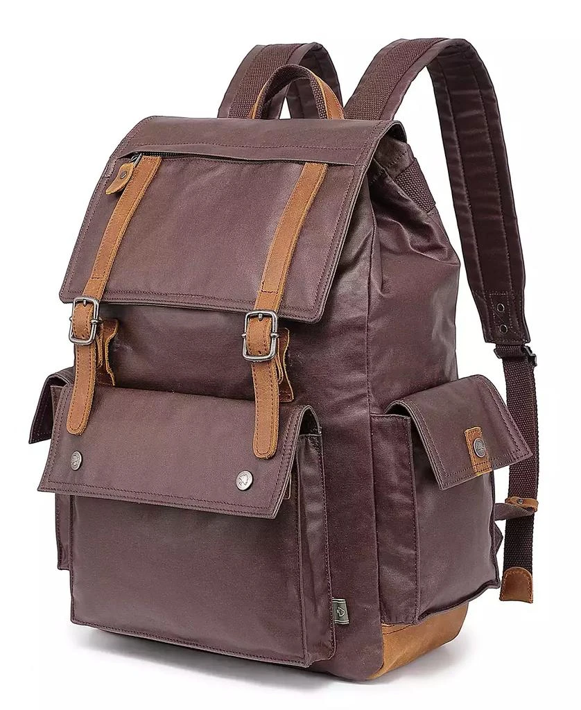 TSD BRAND Urban Light Traveller Canvas Backpack 6