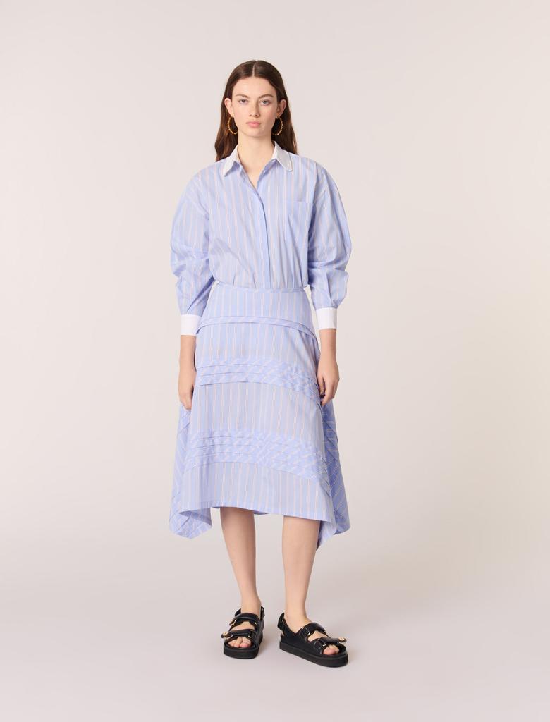 Maje Maje Woman's cotton Striped cotton maxi skirt for Spring/Summer