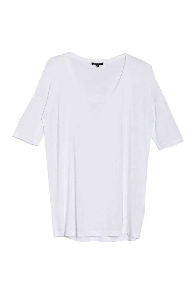 Lafayette 148 New York Kirsten Scoop Neck Top 1