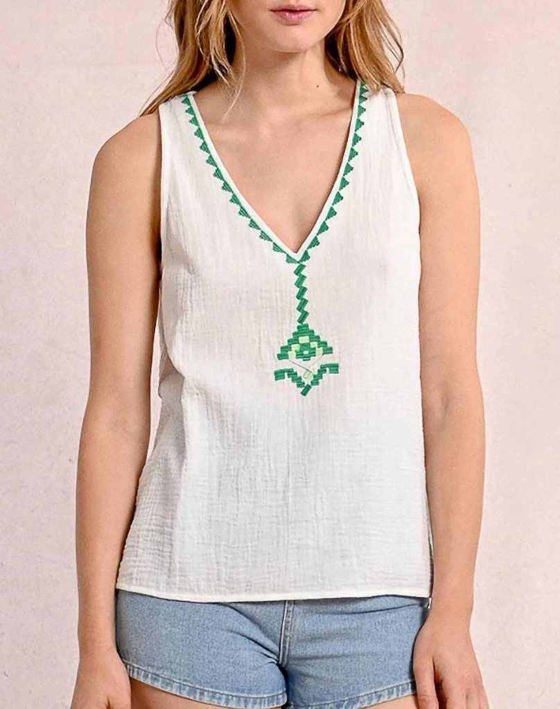 Molly Bracken Molly Bracken - Washed Cotton Tank Top 1