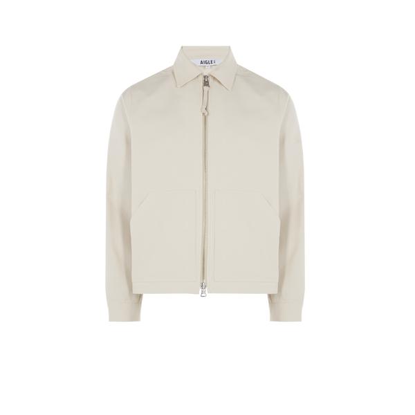 Aigle Cropped cotton jacket