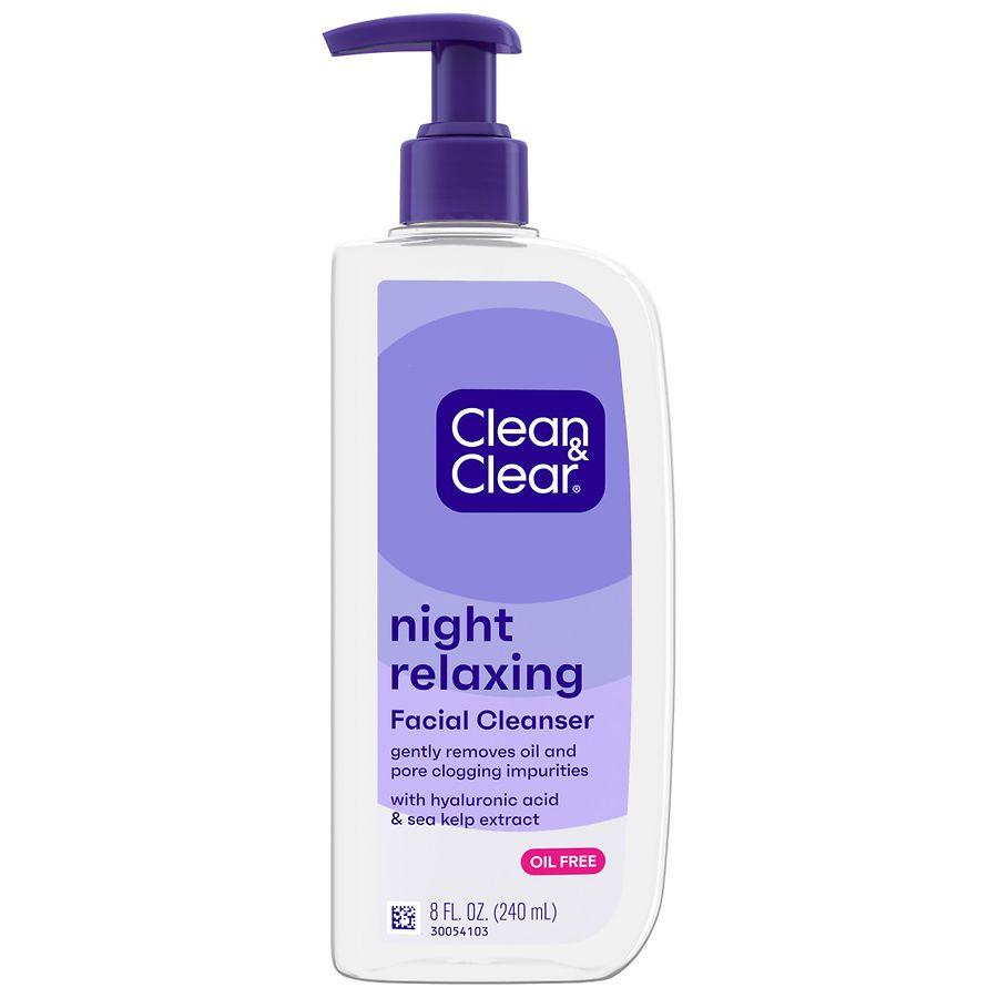 Clean & Clear Night Relaxing Oil-Free Deep Cleaning Face Wash