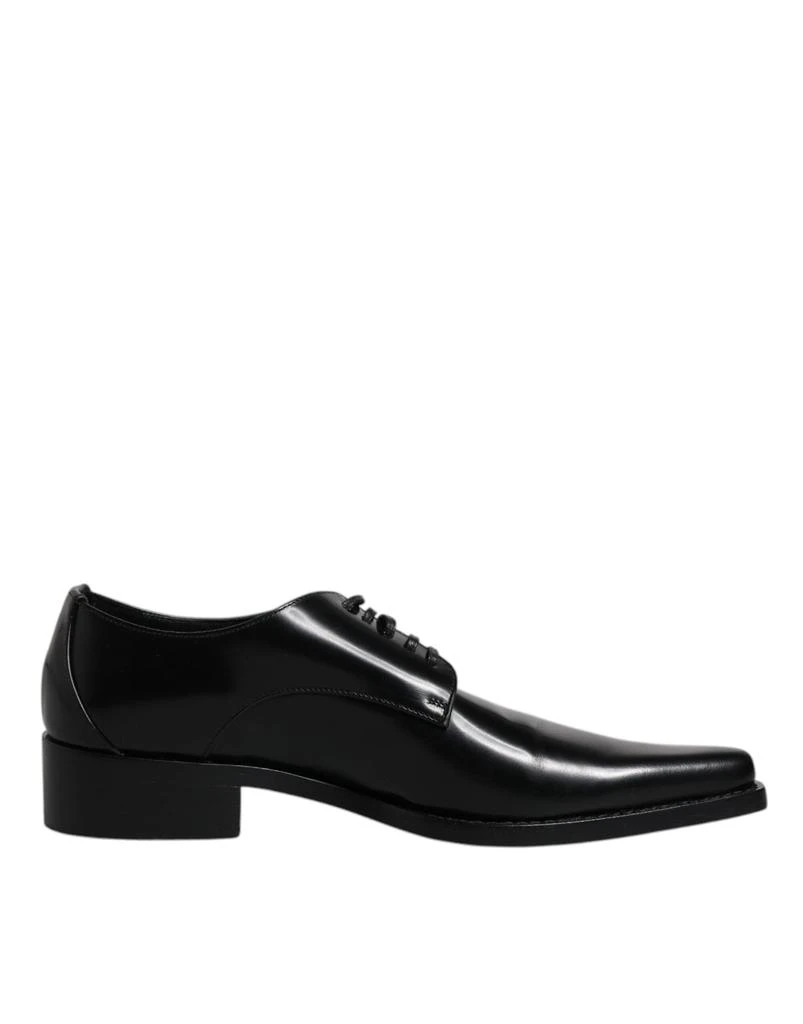 Dolce & Gabbana Patent Leather Derby Men Dress Women's Shoes (Pre-Owned) 1
