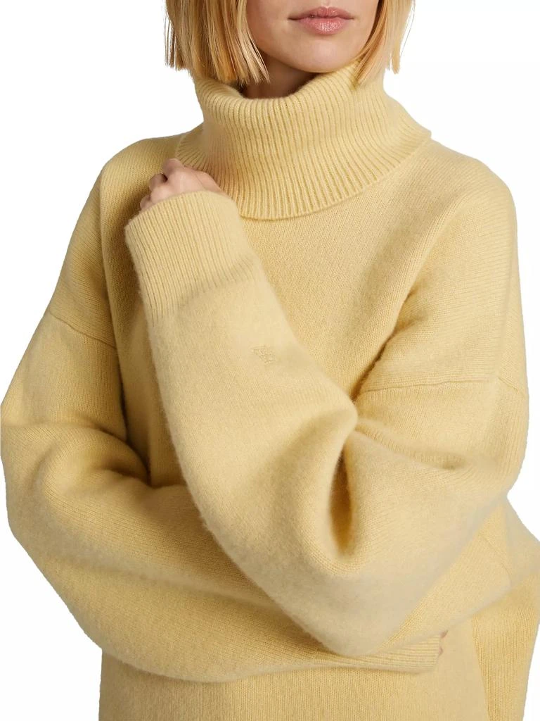 Totême Double-Knit Turtleneck Sweater 6