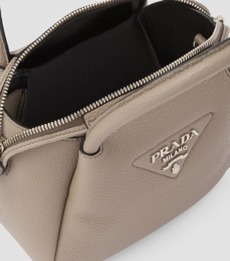 Prada Mini Leather Top-Handle Bag 2