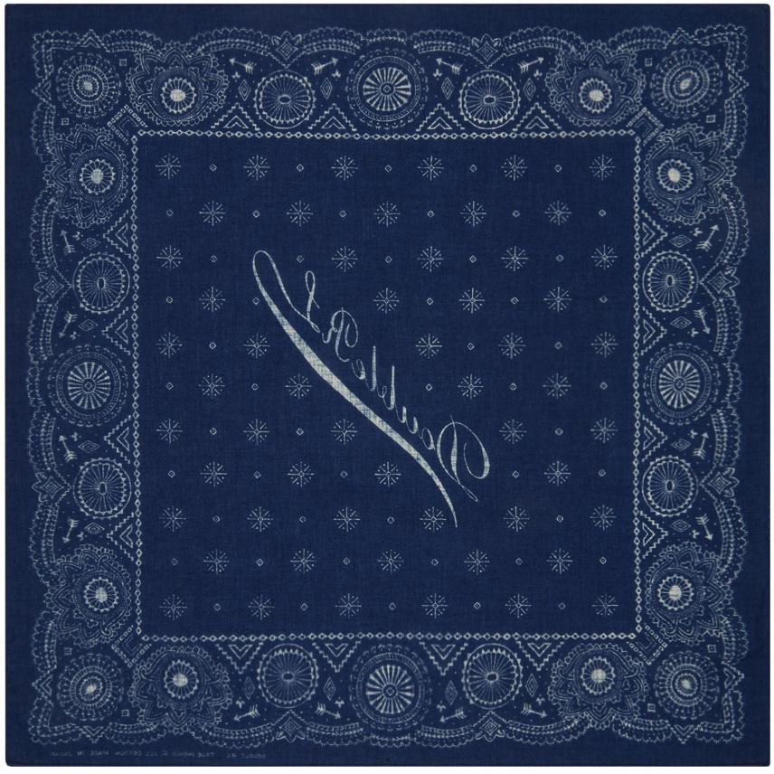 RRL Blue Concha Bandana Scarf