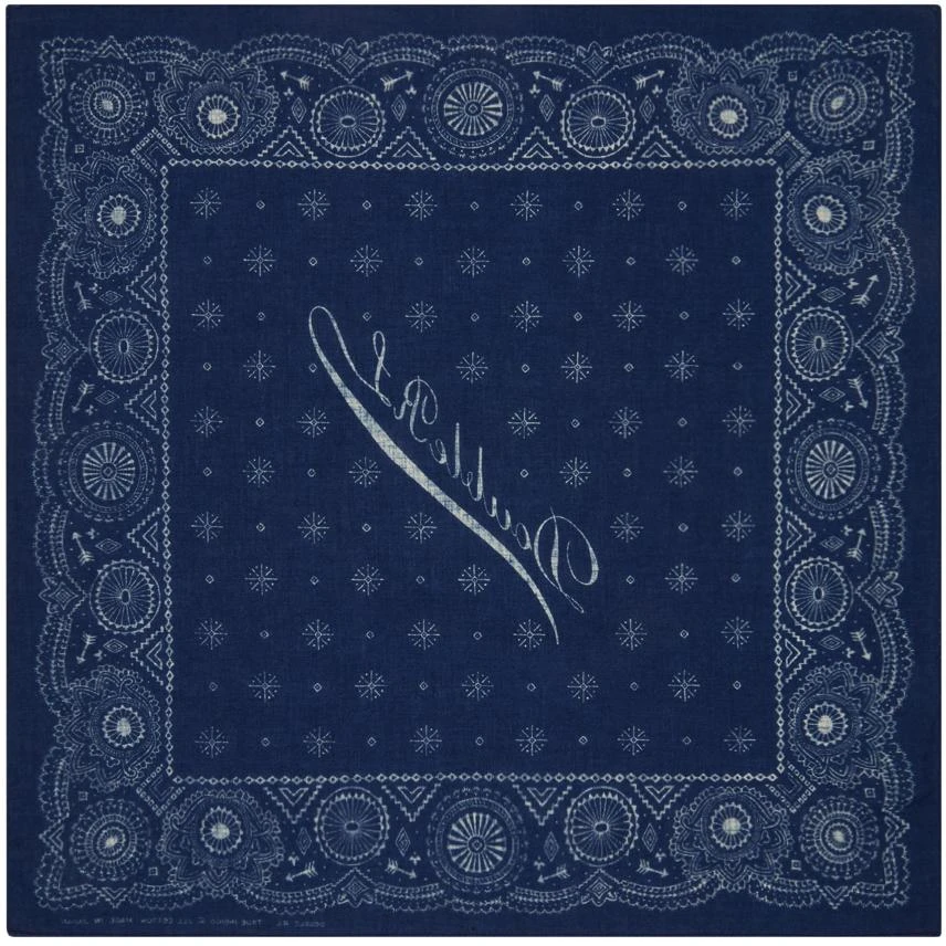 RRL Blue Concha Bandana Scarf 2