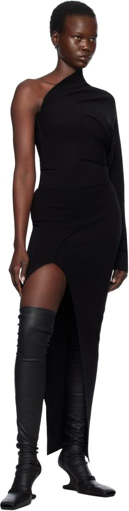 Rick Owens Black Hollywood One Shoulder Top 4