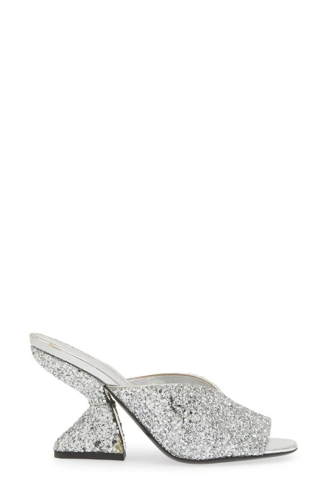 Salvatore Ferragamo Sansu Glitter F-Heel Sandal 3