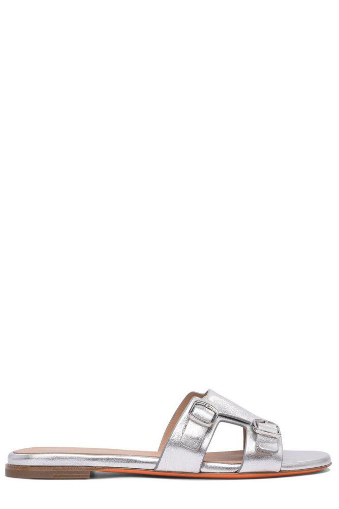 Santoni Santoni Buckle Slide Sandals