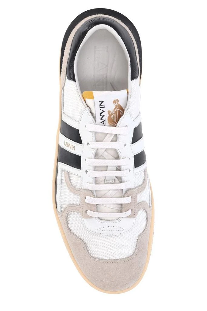 Lanvin Lanvin Panelled Lace-Up Sneakers 4